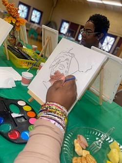 Serenity in painting