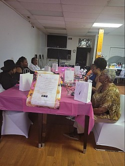 Gathering of friends and community