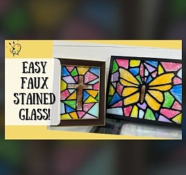 WELCOME TO YOUR STUDIO IN A BOX Faux-Stained Glass